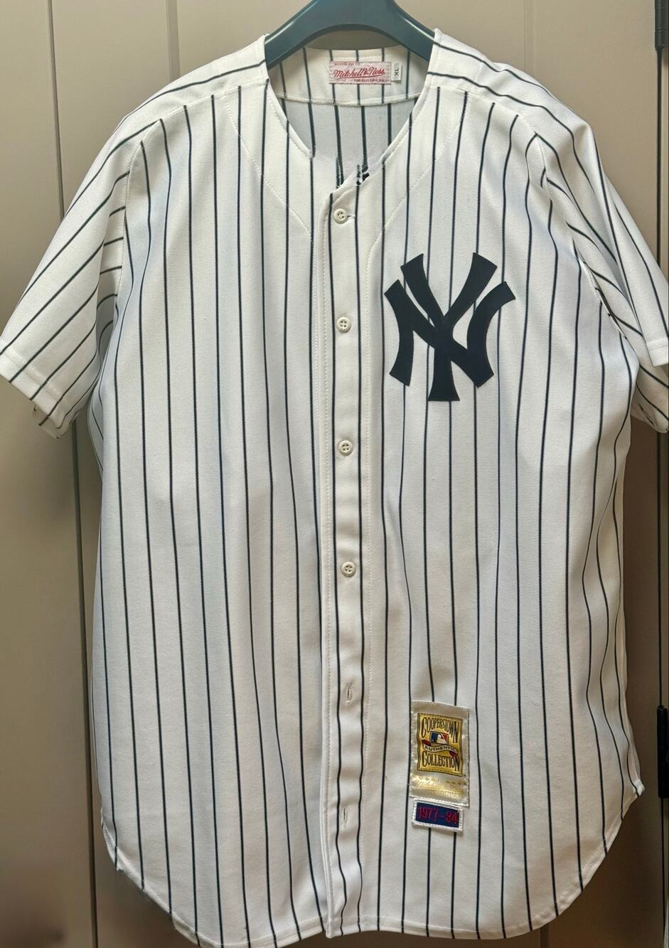 Vintage Yankees Reggie Jackson 44 Cooperstown Collect Mitchell Ness Jersey XL